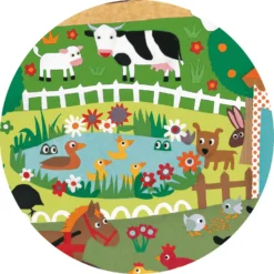 The Farm 2-i-1-pussel Och Observationsspel