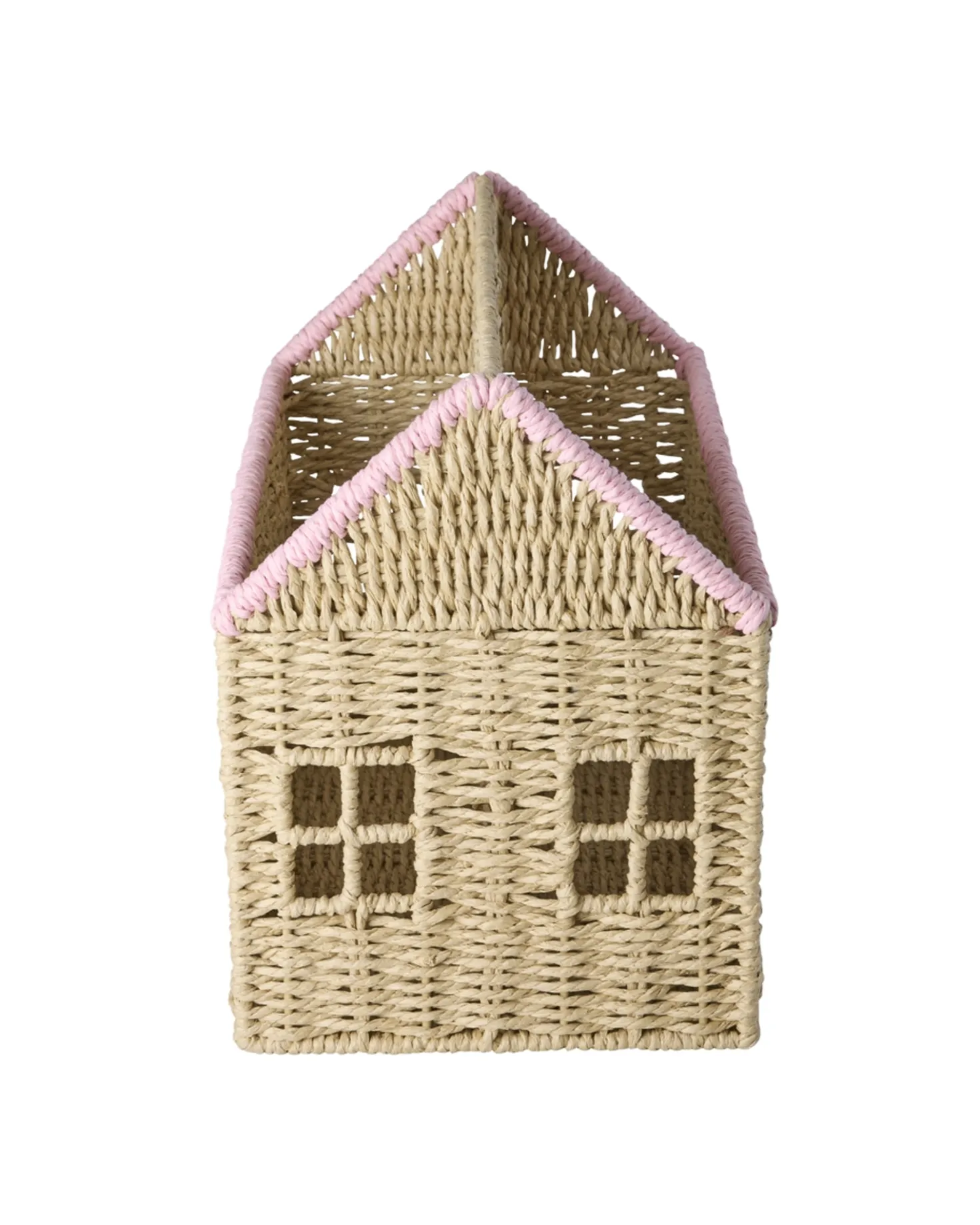 Tidskriftshållare Av Pappersrep Pink