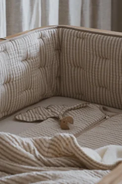 TOG 2,5 Sovpåse 0–6 Månader Stripe Beige White