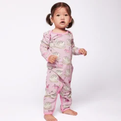 Ulm Långärmad Onesie Blush Cream