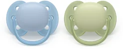 Ultra Soft 2-pack Nappar 0-6M Blue Green