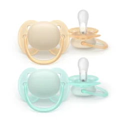 Ultra Soft 2-pack Nappar 0-6M Peach Teal
