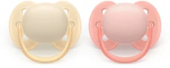Ultra Soft 2-pack Nappar 0-6M Peach Coral