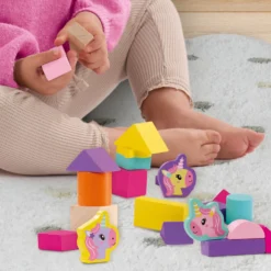Unicorn Byggklossar Av Trä