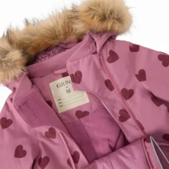 Val D'Isere Vinteroverall Mauve Hearts