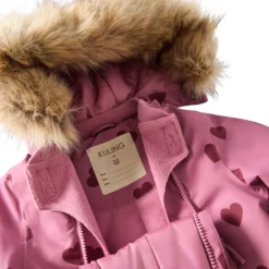 Val D'Isere Vinteroverall Mauve Hearts