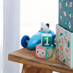 Vilac Bil Med Kattungen Mariette Blue