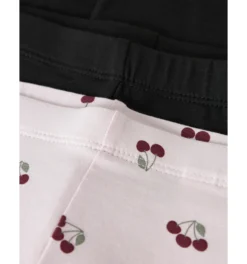 Vivian 2-pack Korta Leggings Black