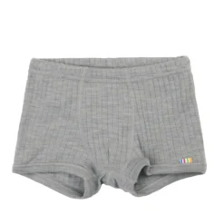 Wool Basic Boxershorts Lt. Grey Melange