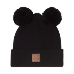 Zermatt Beanie I Ull Black
